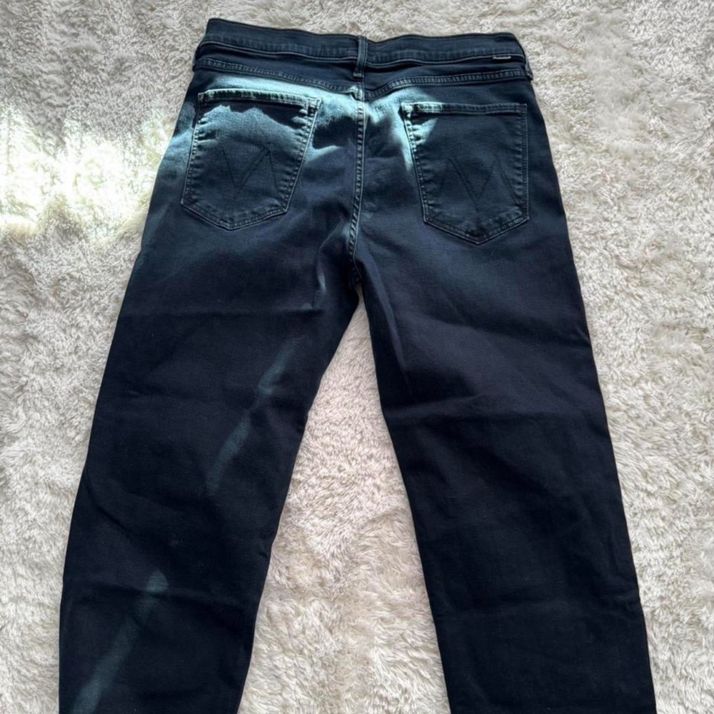 MOTHER Dark Gray Denim Jeans